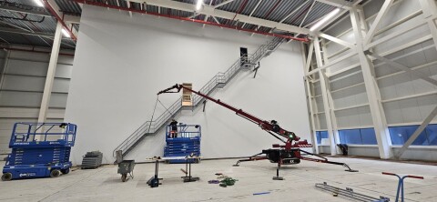 Een trap geplaatst van 18 meter op een verdiepingsvloer 2